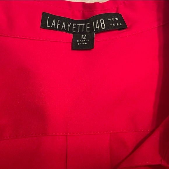 Lafayette 148 New York Michelle Long Sleeve Top - Picture 4 of 14